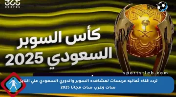 تردد قناة ثمانية عربسات لمشاهدة السوبر والدوري السعودي على النايل سات وعرب سات مجانا 2025